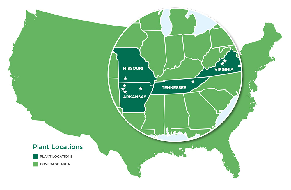 George's locations map